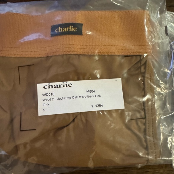 Mens Charlie by MZ, Wood Series 2.0 Jockstrap, Oak, Microfiber, MSRP $60 - Picture 3 of 6